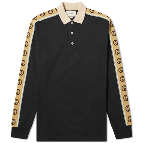 gucci long sleeve top|Gucci long sleeve dress shirt.